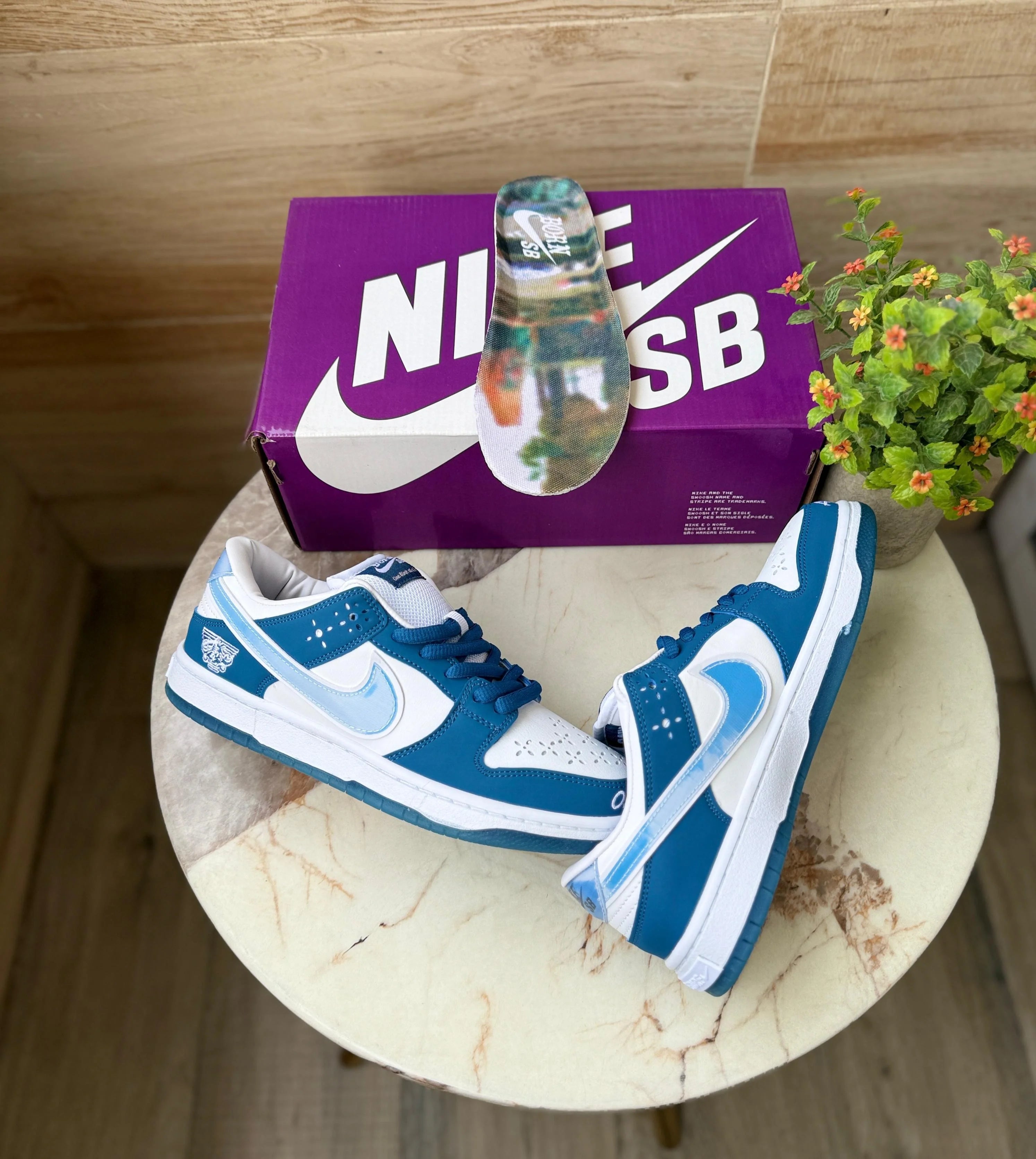 Nike SB Dunk The Borne x Raised Sneakers – Stylish & Comfortable Streetwear Shoes