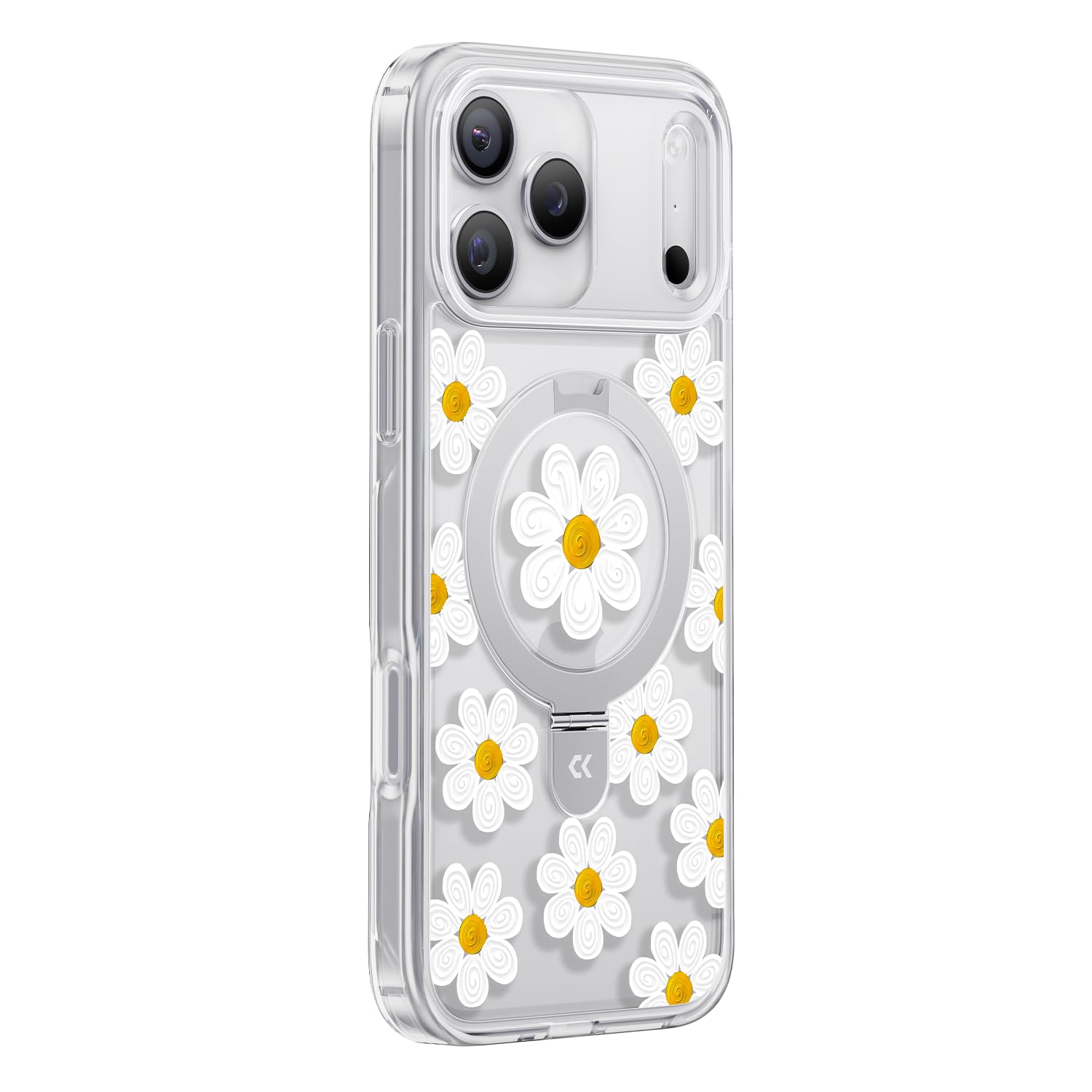 Floral Daisy Magnetic Stand Phone Case for iPhone – CASEKOO