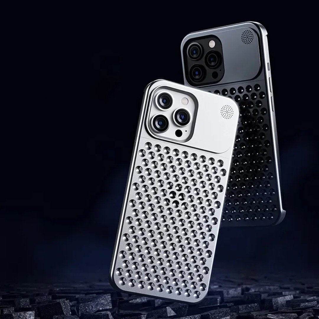 iPhone 14 Series Aero Mesh Â® Metallic Hybrid Case
