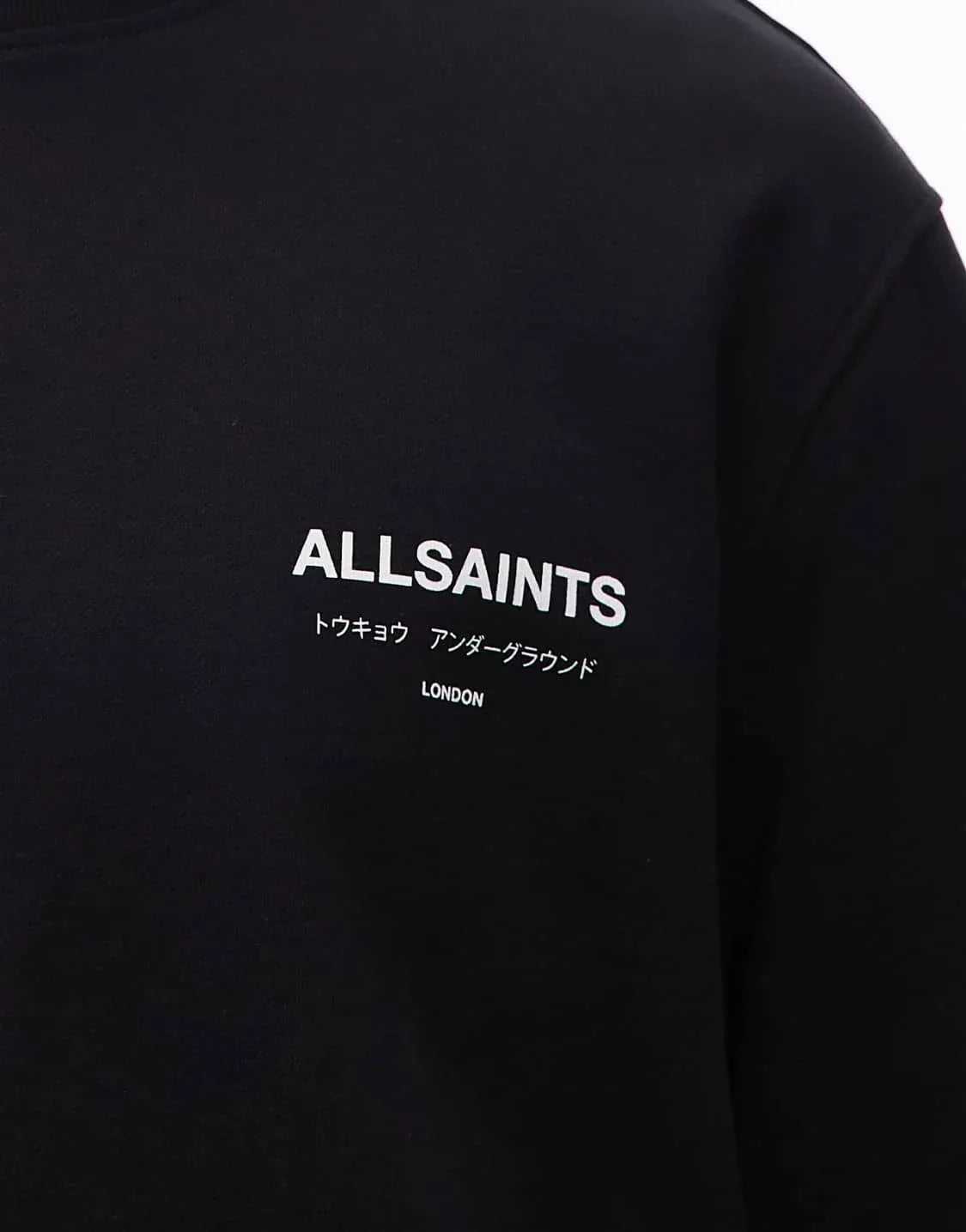 Underground crew sweatshirt in black