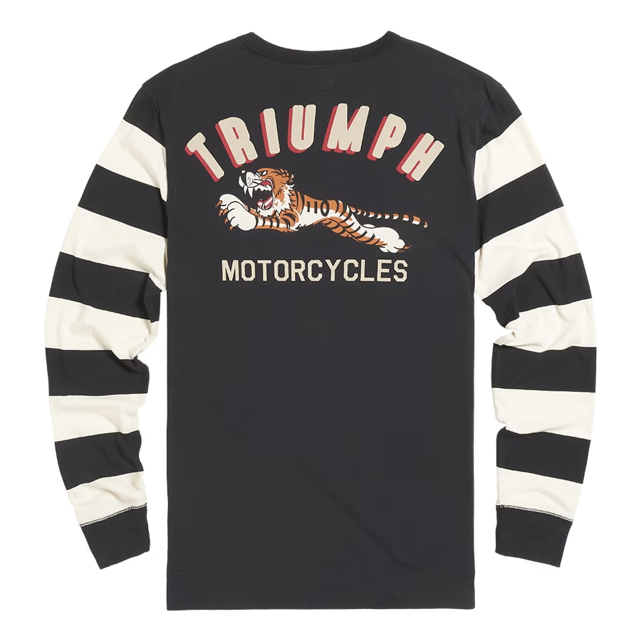 Heritage Supertrack Tiger Striped Long Sleeve T-Shirt