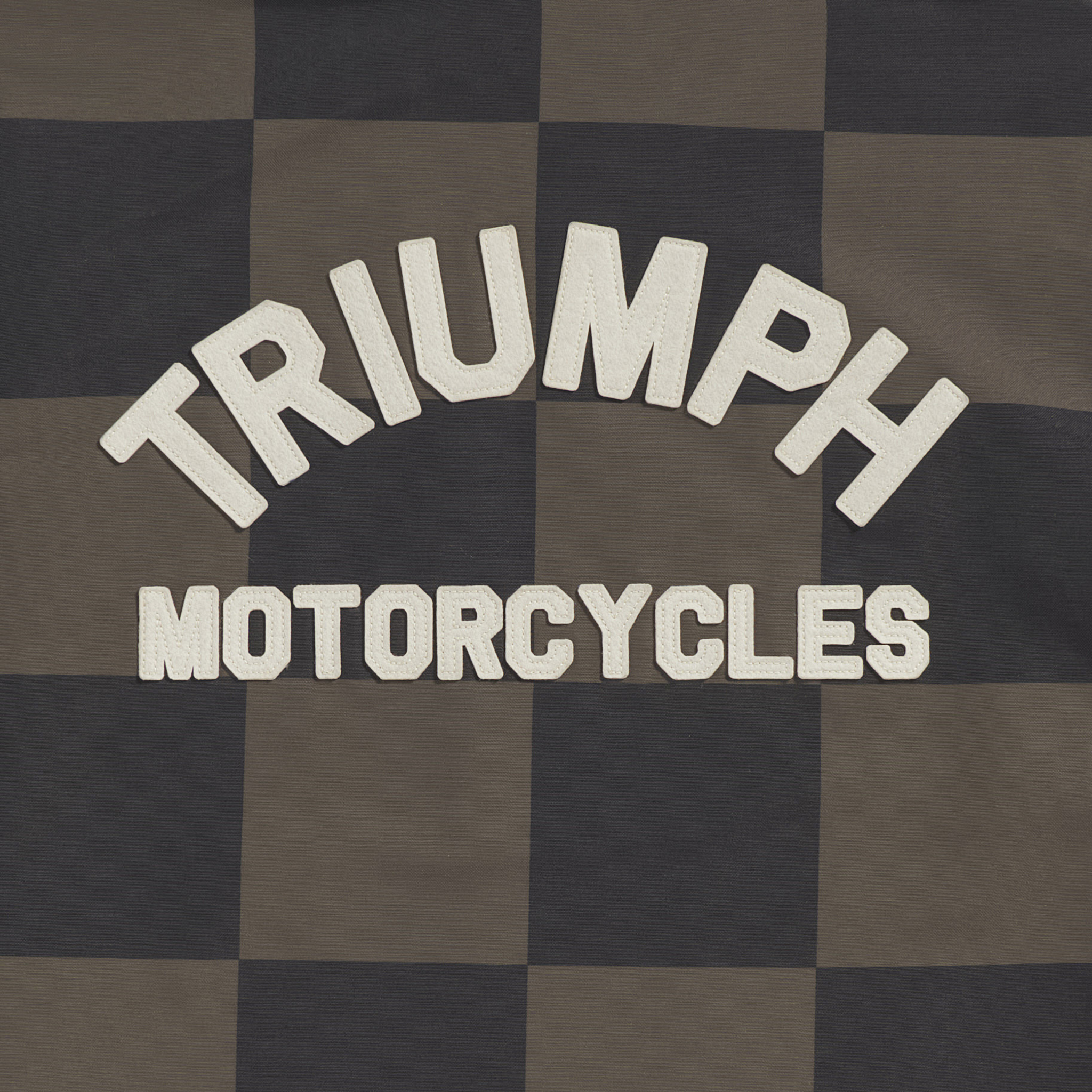Triumph Carter Coach Checkerboard Jacket - Iron / Black
