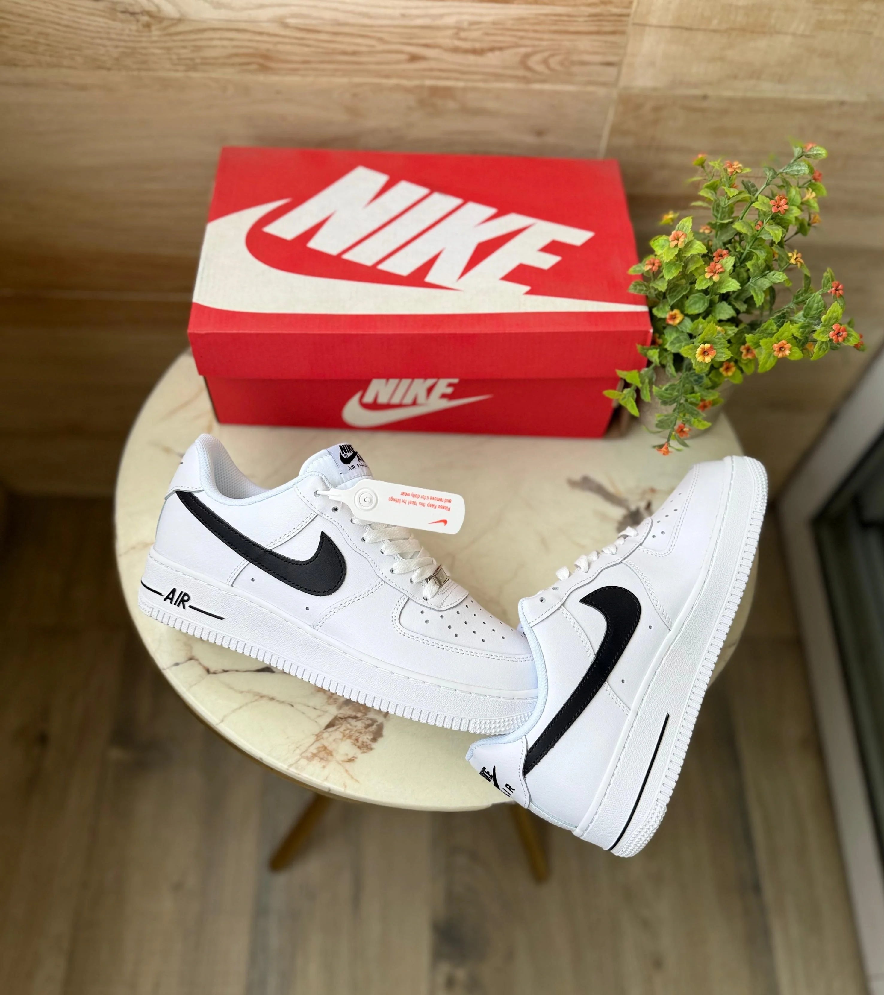 Nike Air Force 07 Black Swoosh – Classic Design with Premium Comfort