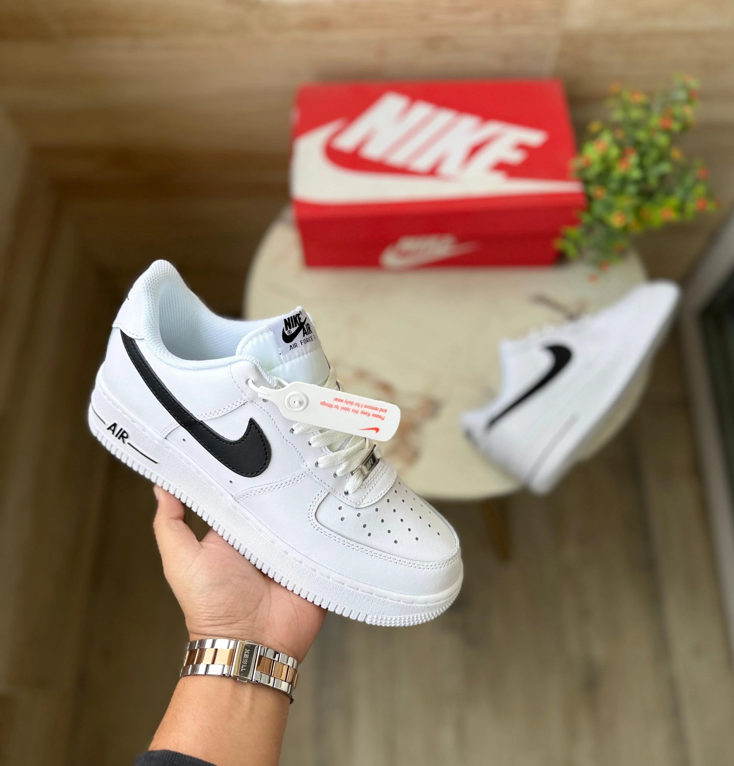 Nike Air Force 07 Black Swoosh – Classic Design with Premium Comfort