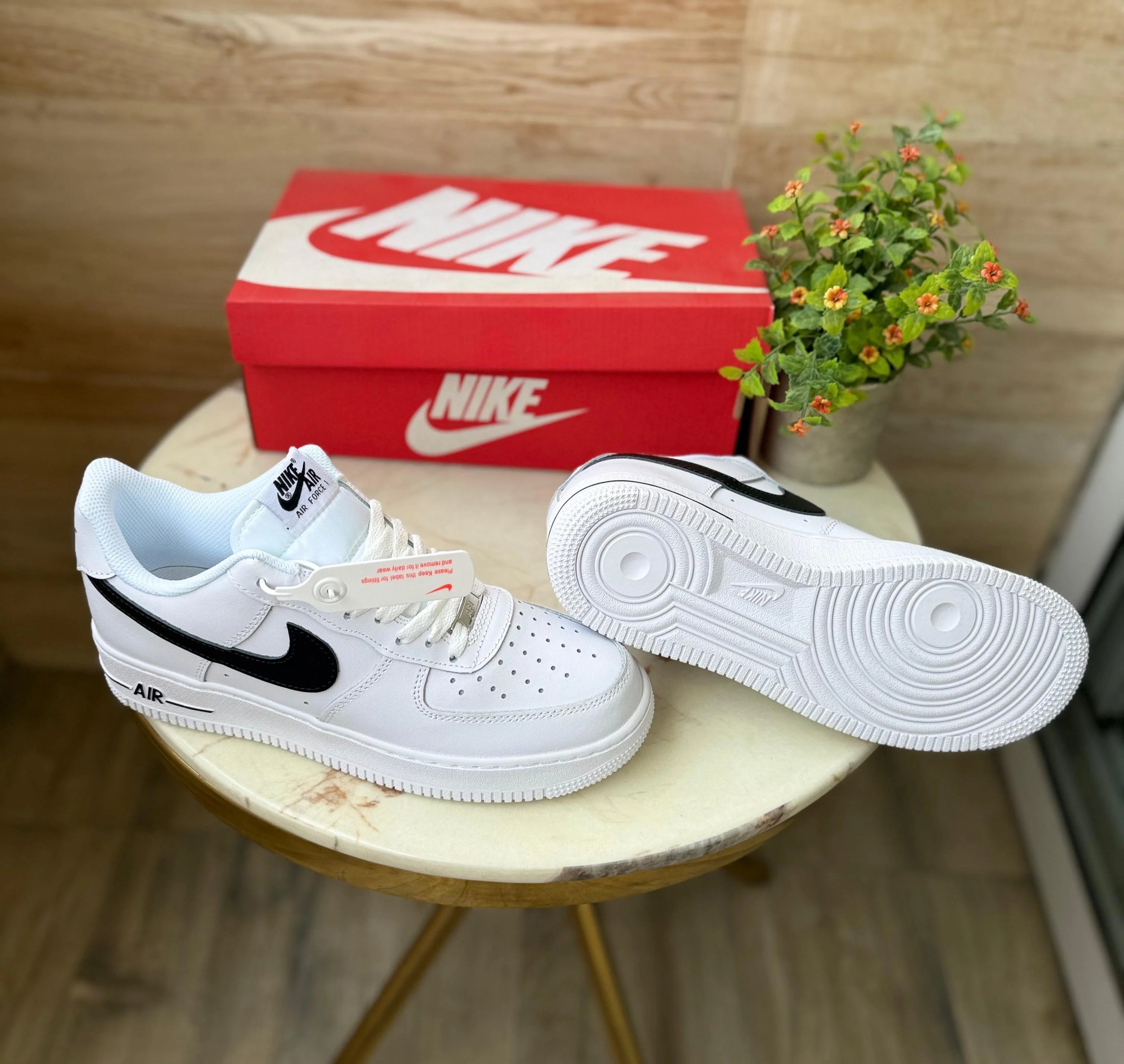 Nike Air Force 07 Black Swoosh – Classic Design with Premium Comfort