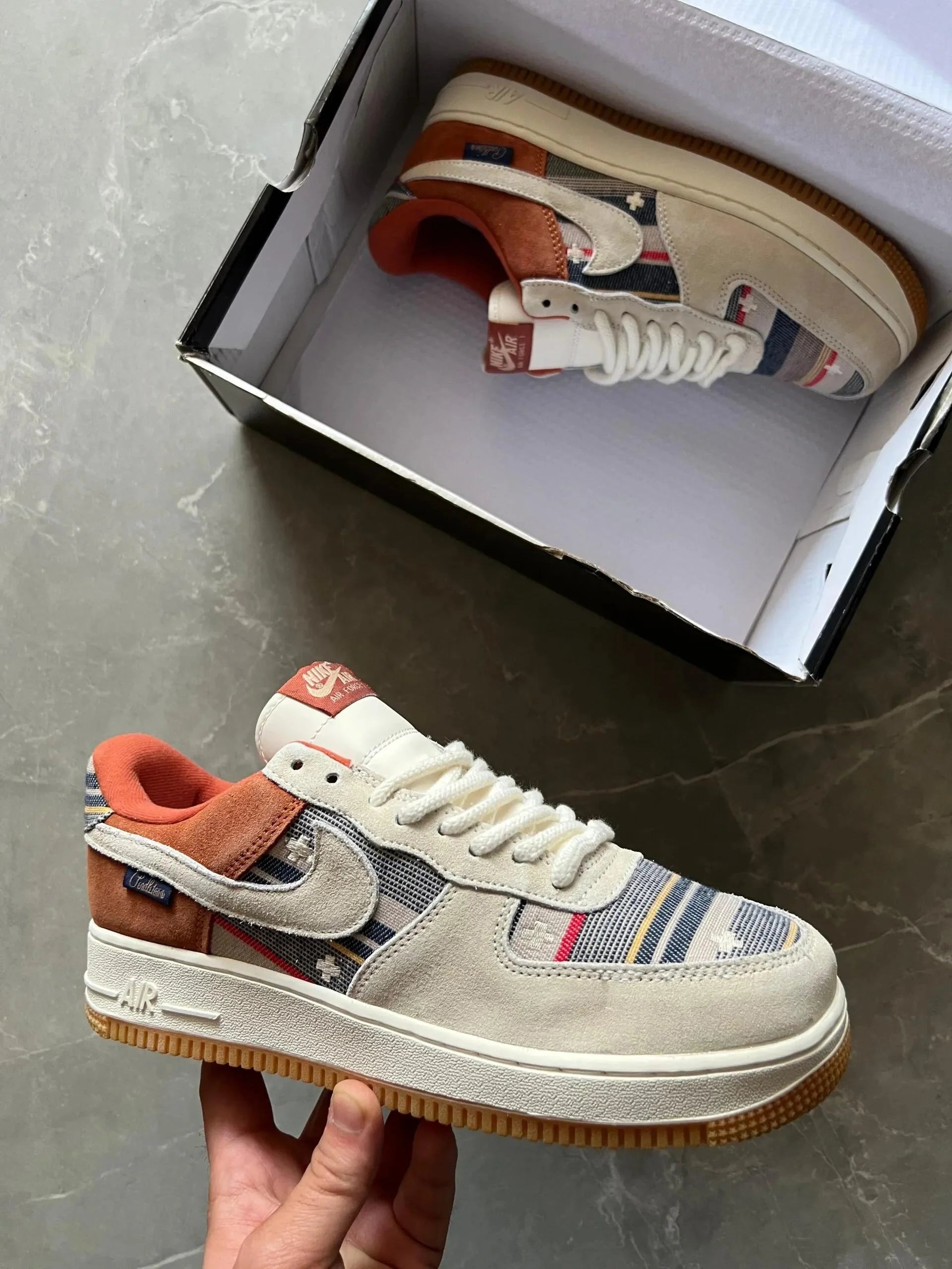 Nike Air Force Dollars Sneakers – Currency Print Low-Top Shoes for Men