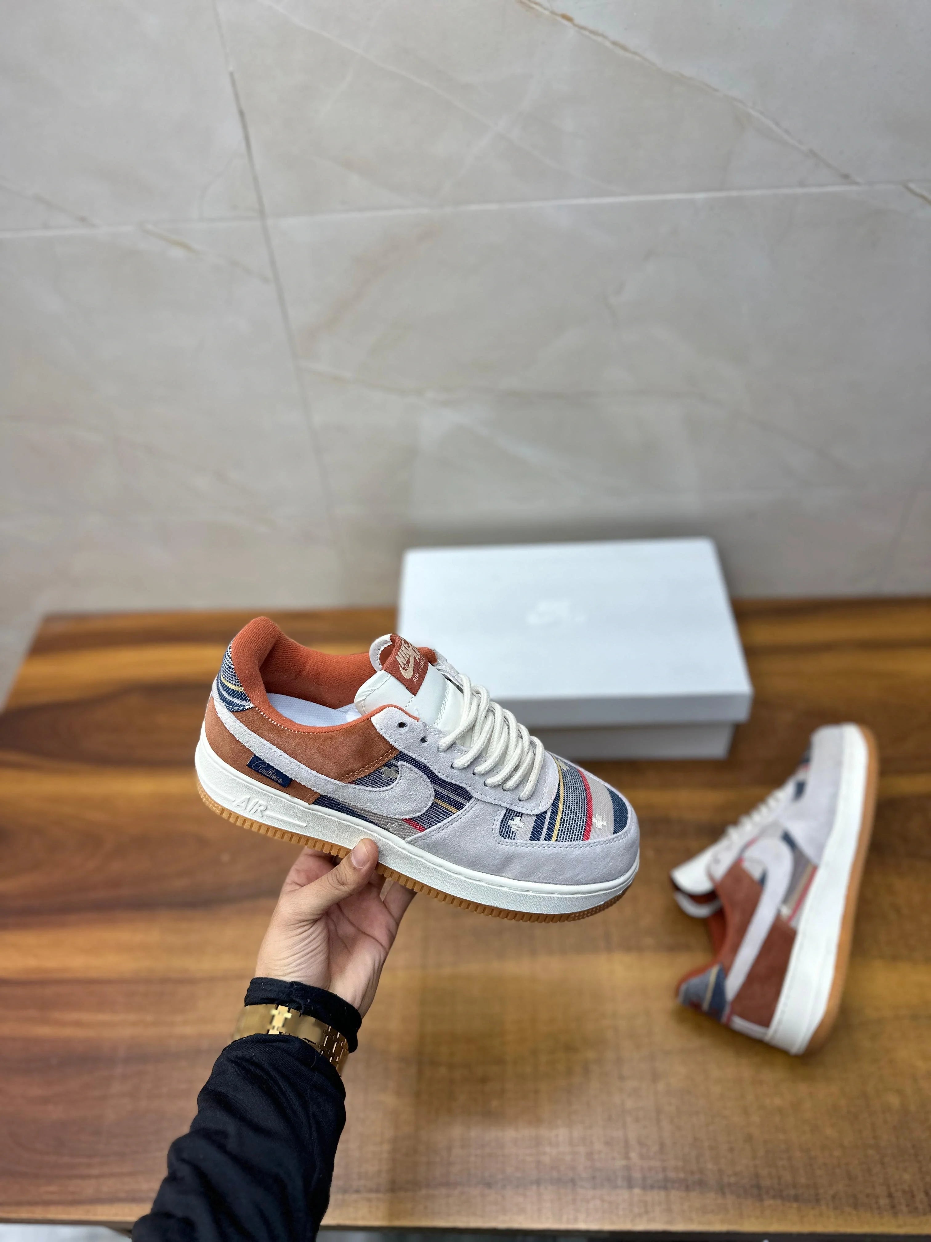 Nike Air Force Dollars Sneakers – Currency Print Low-Top Shoes for Men
