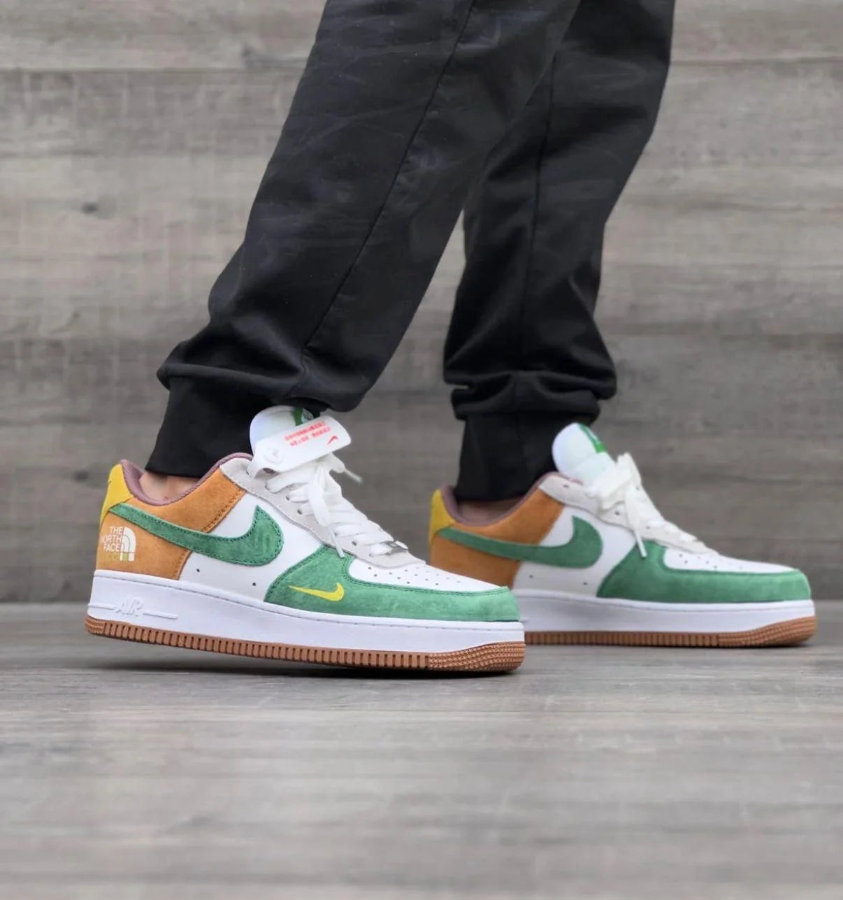Nike Air Force North Face Gucci Style Sneakers – Men’s Fashion