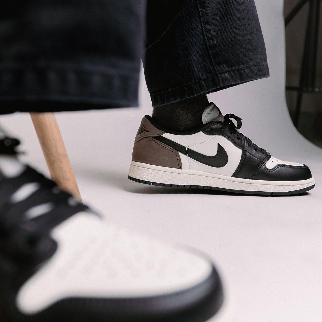 Air Jordan 1 Mocha Low – Brown & Black Casual Sneakers for Men