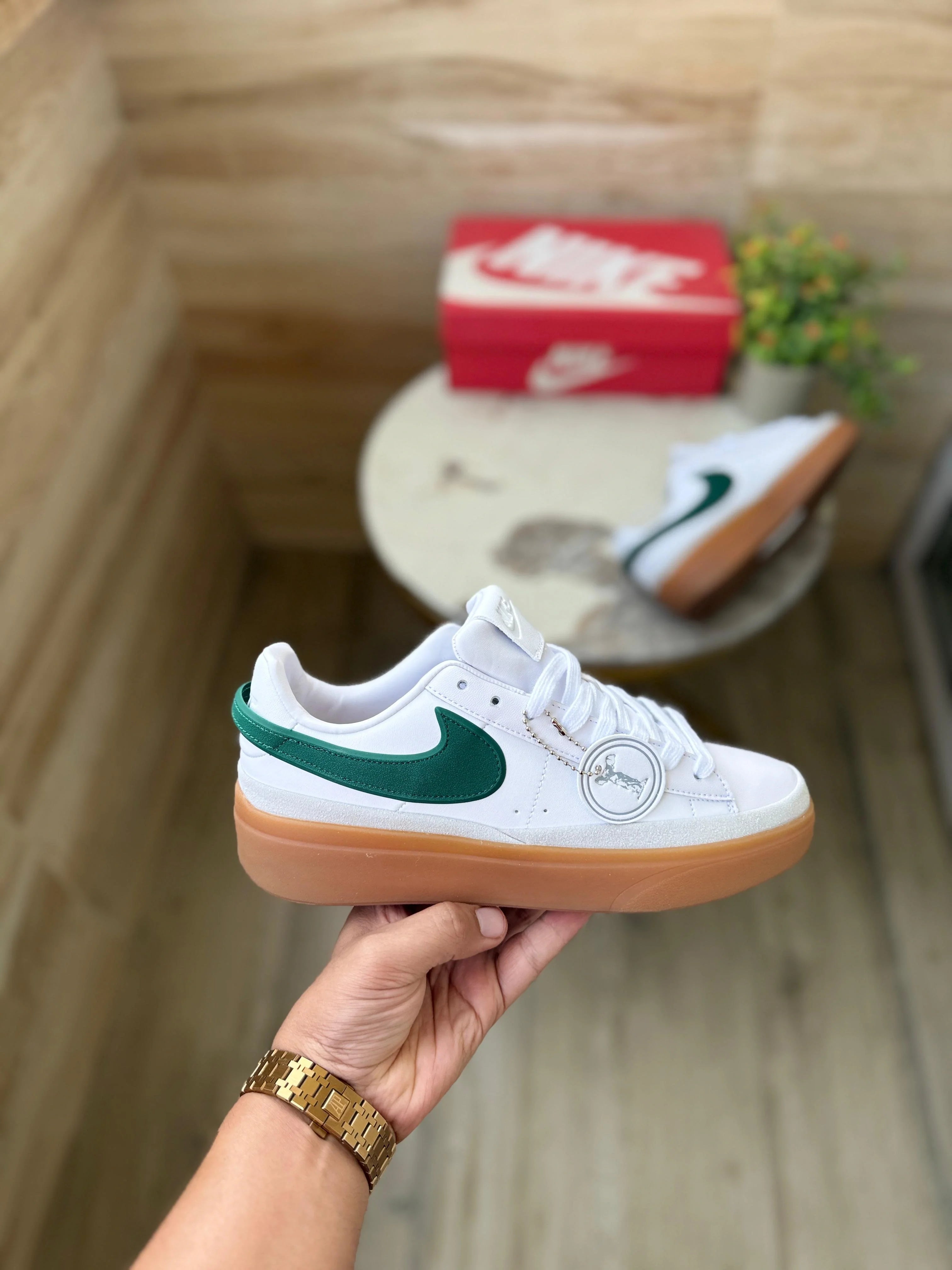 Nike Blazer Low Phantom 77 SE – Stadium Green (EU Sizes 40–45)
