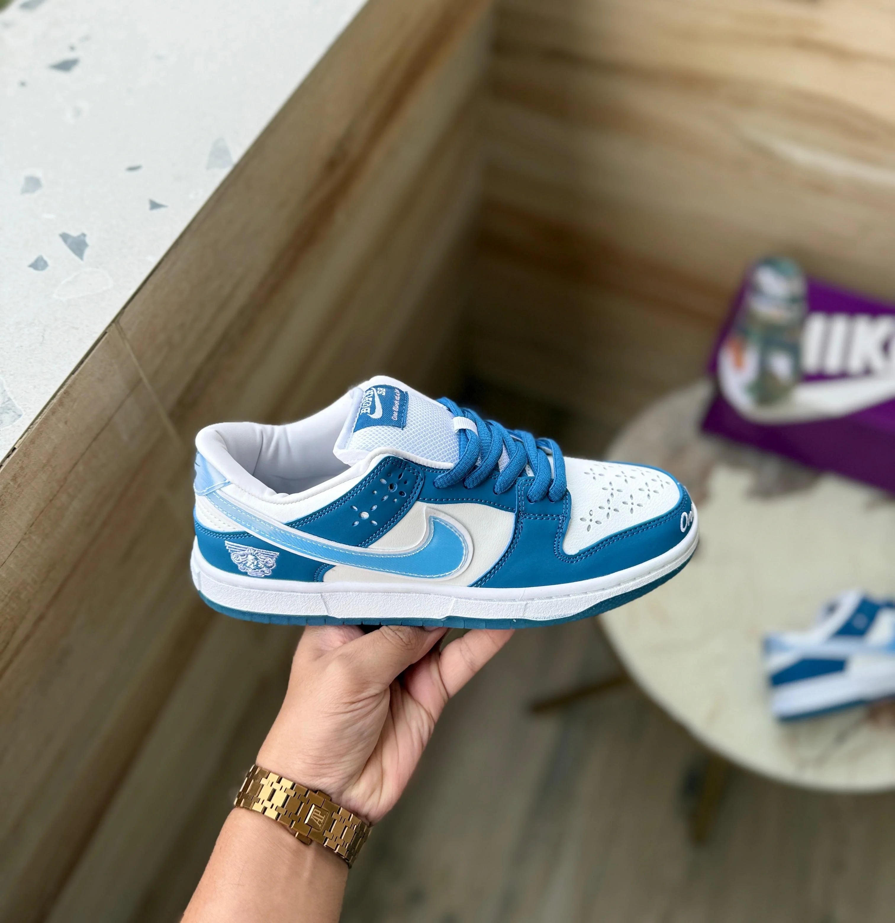 Nike SB Dunk The Borne x Raised Sneakers – Stylish & Comfortable Streetwear Shoes
