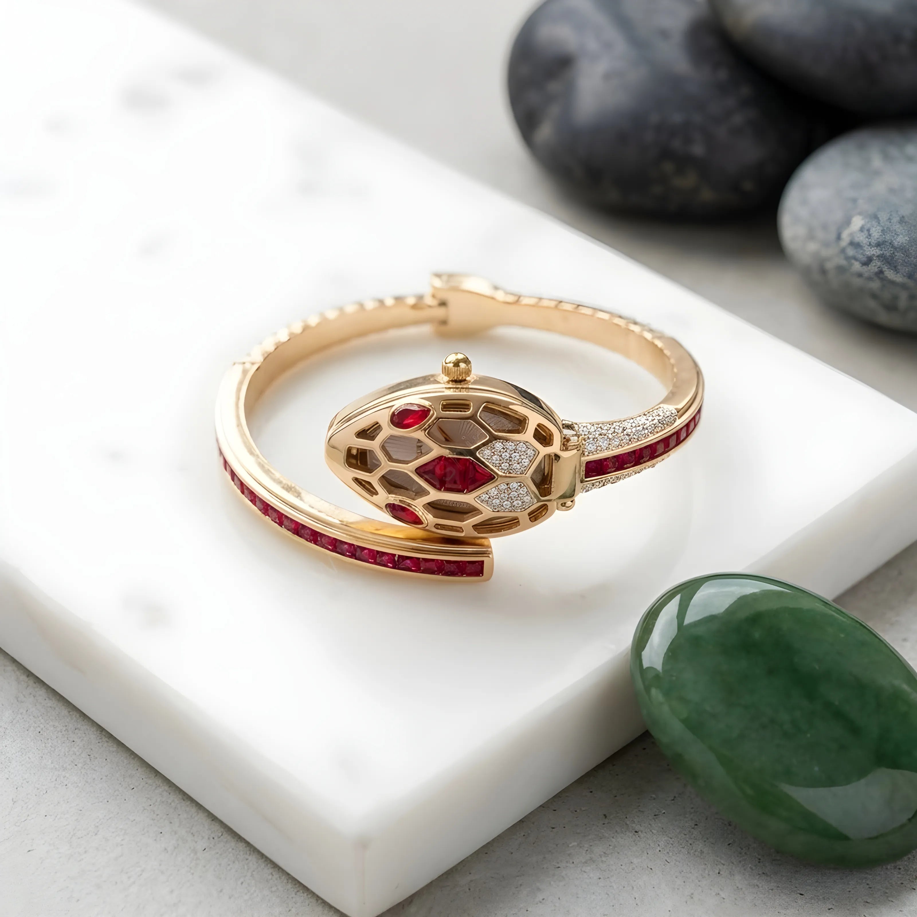 Ruby Serpent Watch