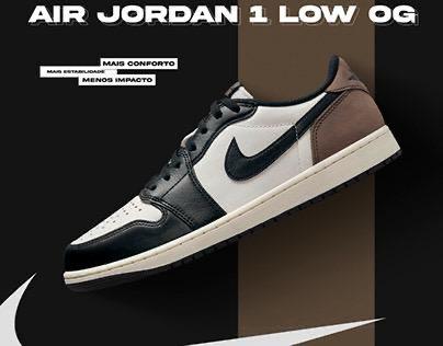 Air Jordan 1 Mocha Low – Brown & Black Casual Sneakers for Men