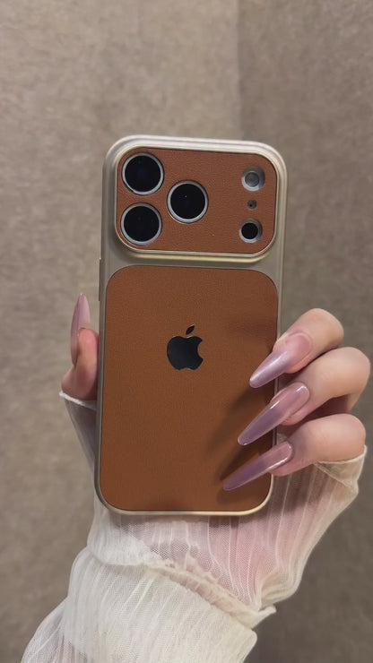 PREMIUM Corning Vegan-Leather ClearView IPhone Case