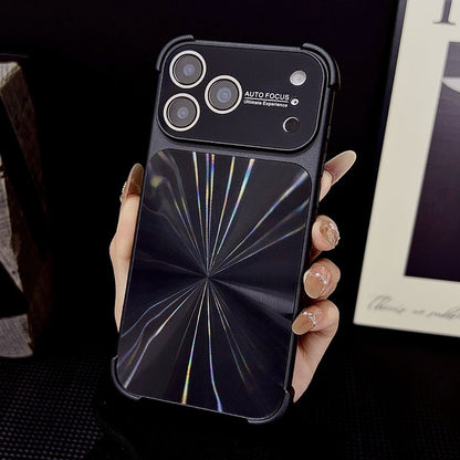 Minimalist and premium aurora-style case for iPhone 17 Pro Max, also compatible with iPhone 16, 15, and 14