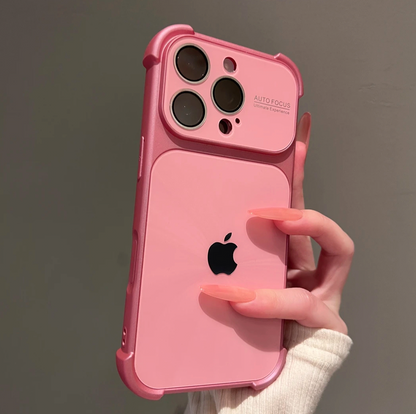 Minimalist and premium aurora-style case for iPhone 17 Pro Max, also compatible with iPhone 16, 15, and 14