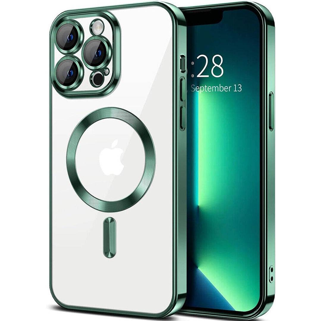 iPhone 15 Series Luxury Magsafe Plating Camera Protection Case