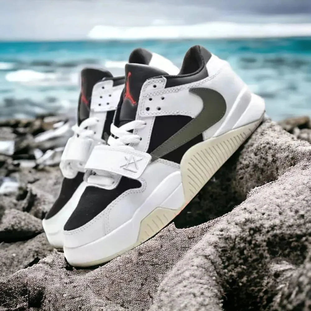 Air Jordans Retro Travis Scott "Cut the Check" Noire – Suede Sneakers (EU 40–45)