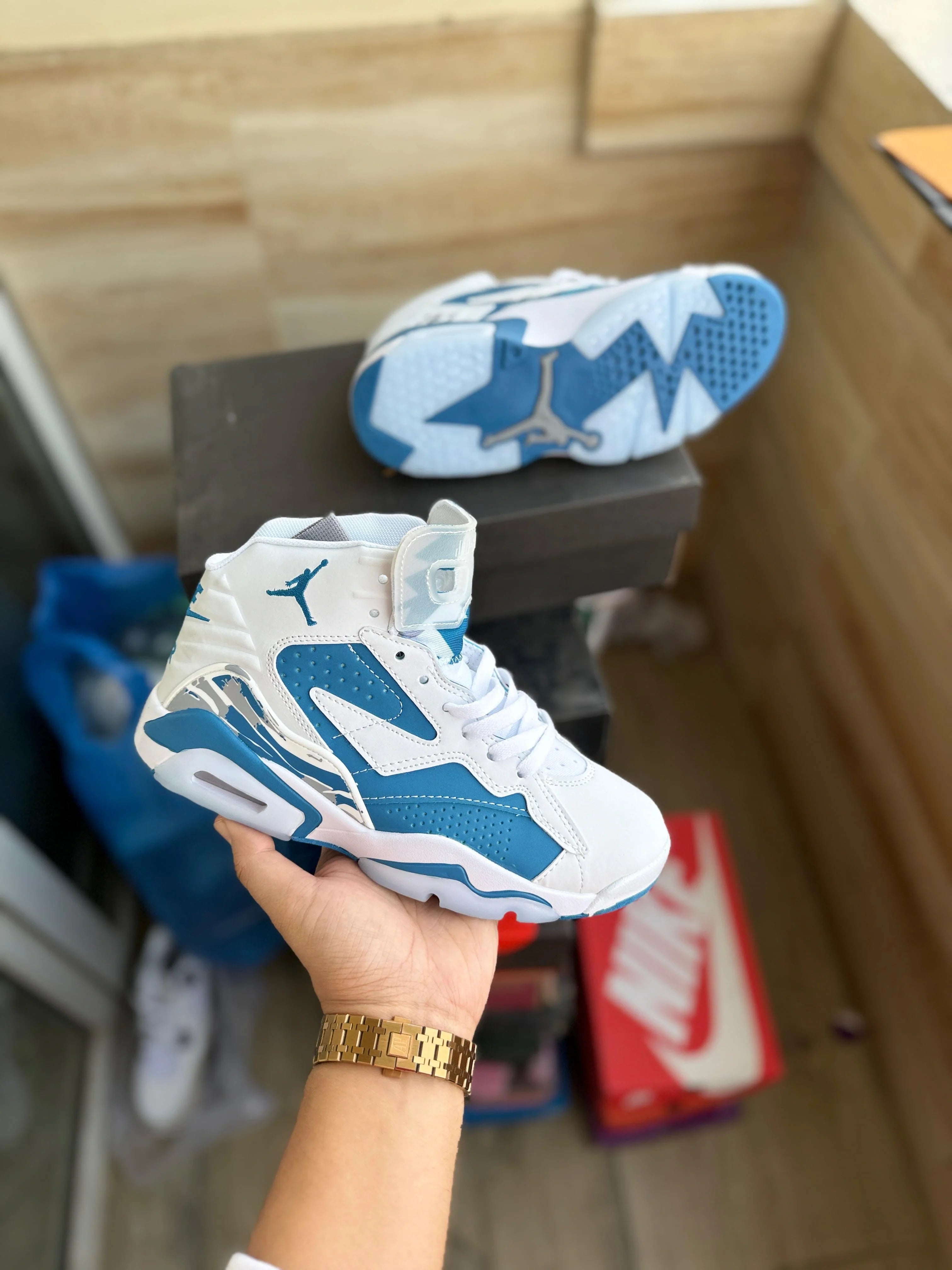 Air Jordans Jumpman MVP University Blue Sneakers – Euro 40–45